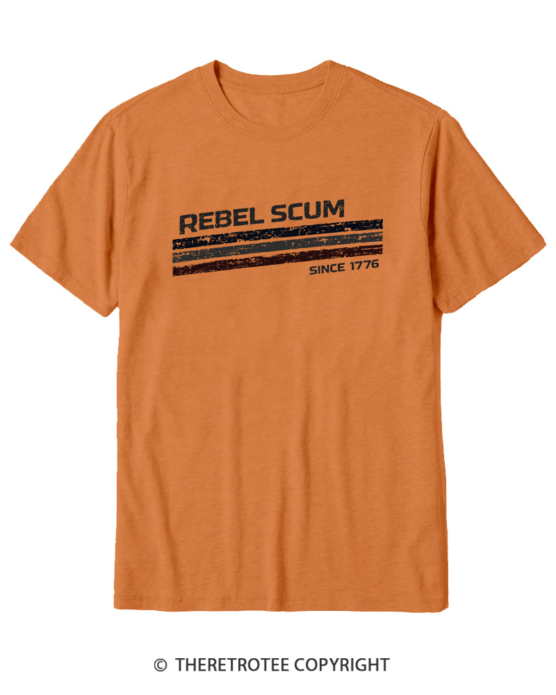 TheRetroTee Rebel Scum 1776 Cotton T-Shirt