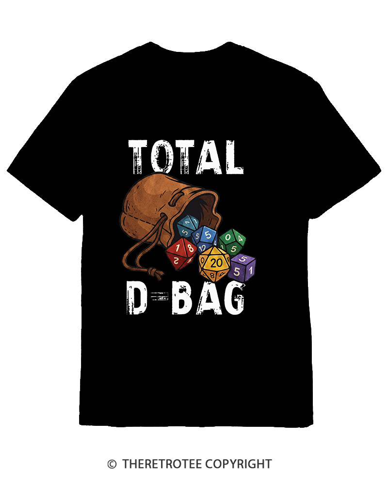 TheRetroTee Total D-Bag 1980s Cotton T-Shirt