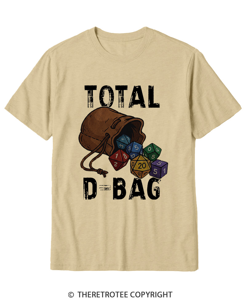 TheRetroTee Total D-Bag 1980s Cotton T-Shirt