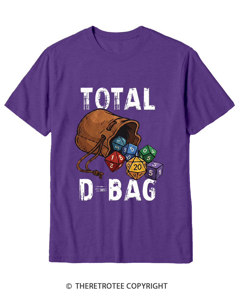 TheRetroTee Total D-Bag 1980s Cotton T-Shirt