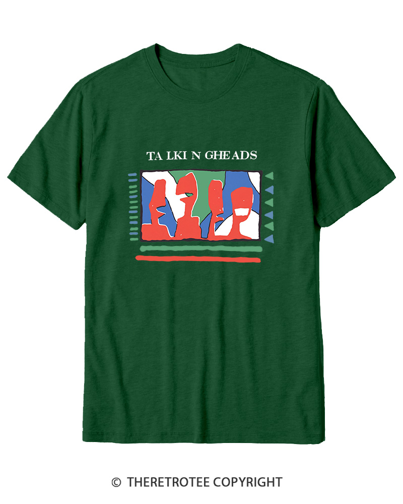 TheRetroTee Talking Heads 1980s Cotton T-Shirt