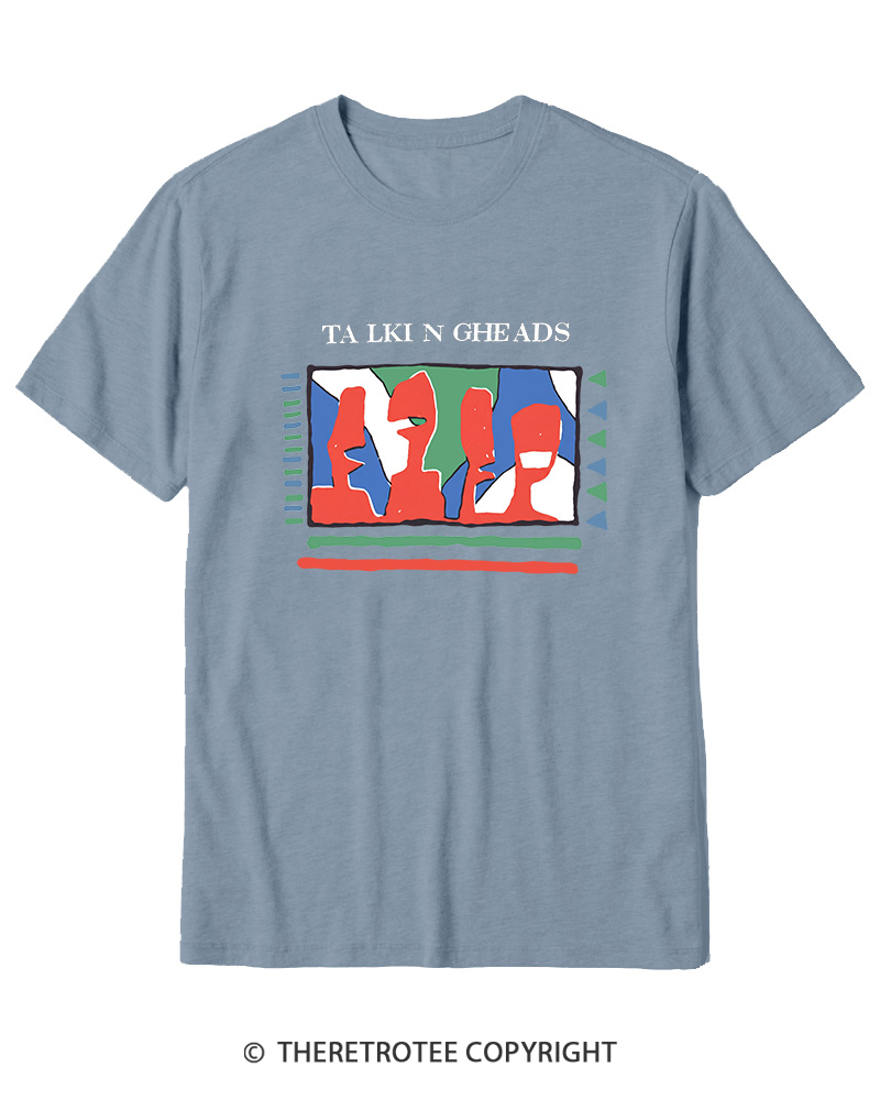 TheRetroTee Talking Heads 1980s Cotton T-Shirt