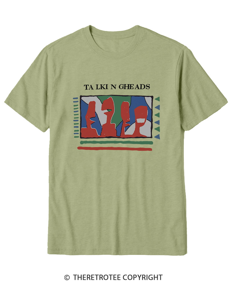 TheRetroTee Talking Heads 1980s Cotton T-Shirt
