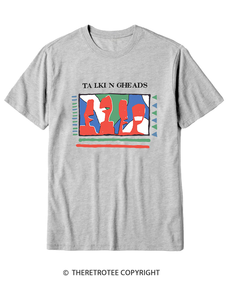 TheRetroTee Talking Heads 1980s Cotton T-Shirt