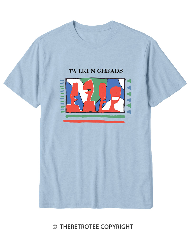 TheRetroTee Talking Heads 1980s Cotton T-Shirt