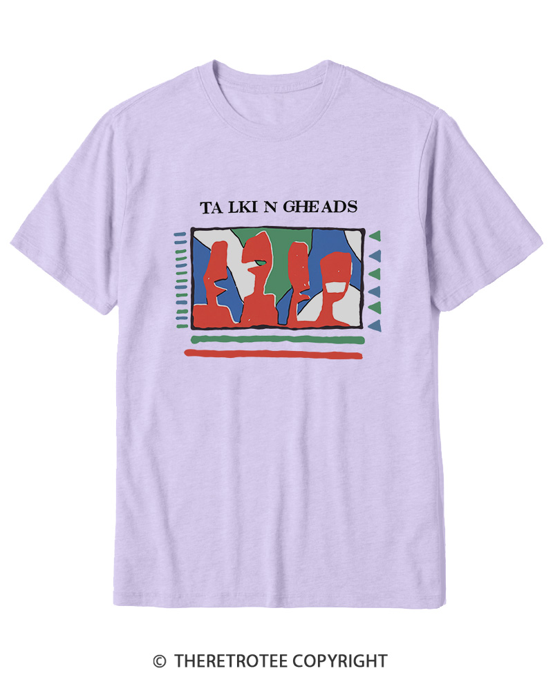 TheRetroTee Talking Heads 1980s Cotton T-Shirt