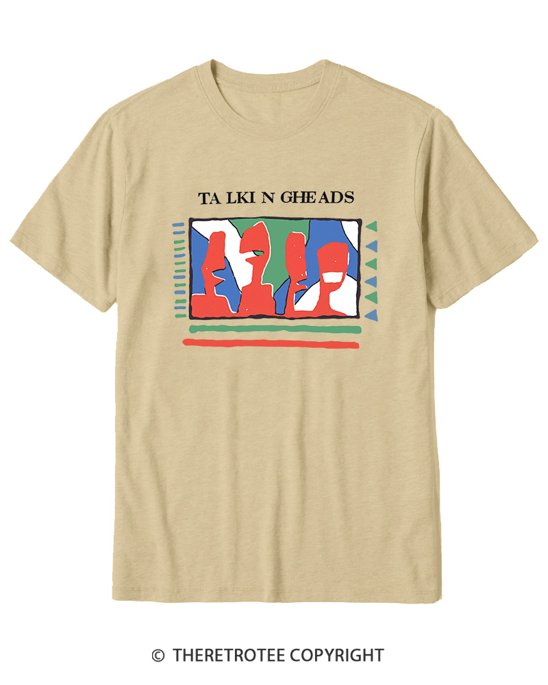 TheRetroTee Talking Heads 1980s Cotton T-Shirt