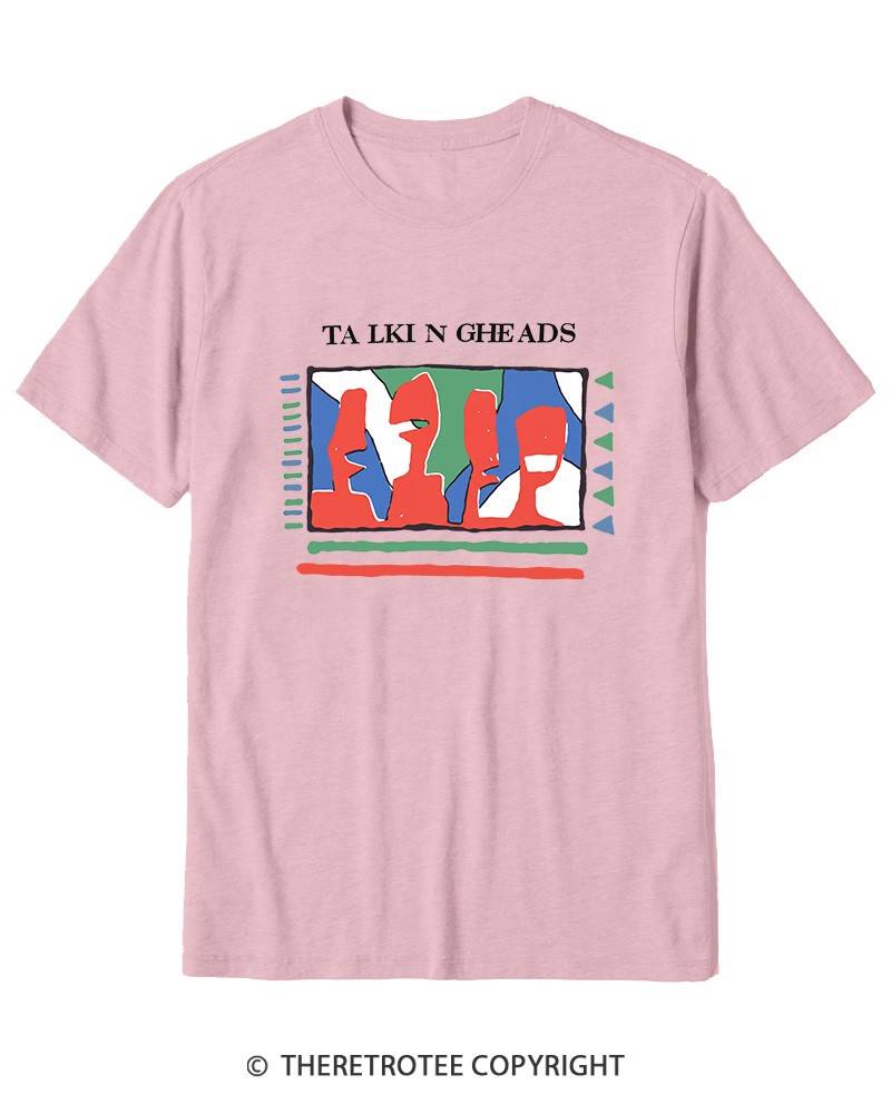 TheRetroTee Talking Heads 1980s Cotton T-Shirt