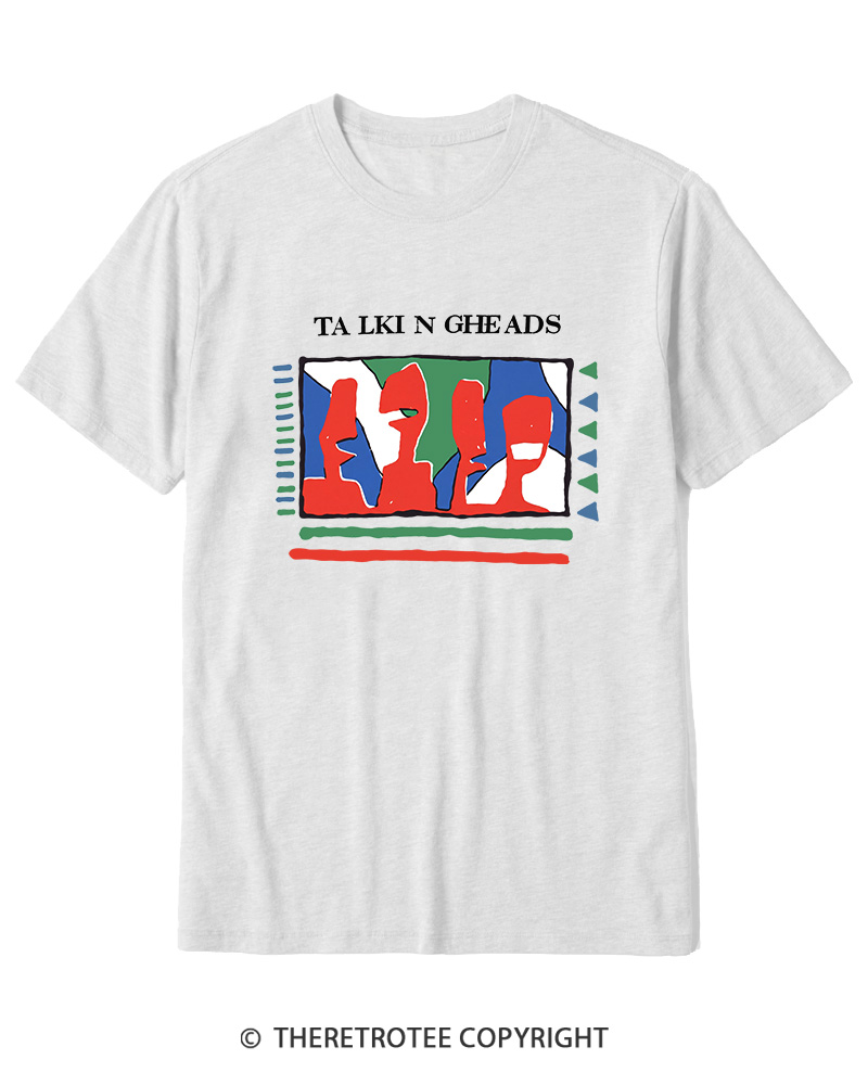 TheRetroTee Talking Heads 1980s Cotton T-Shirt