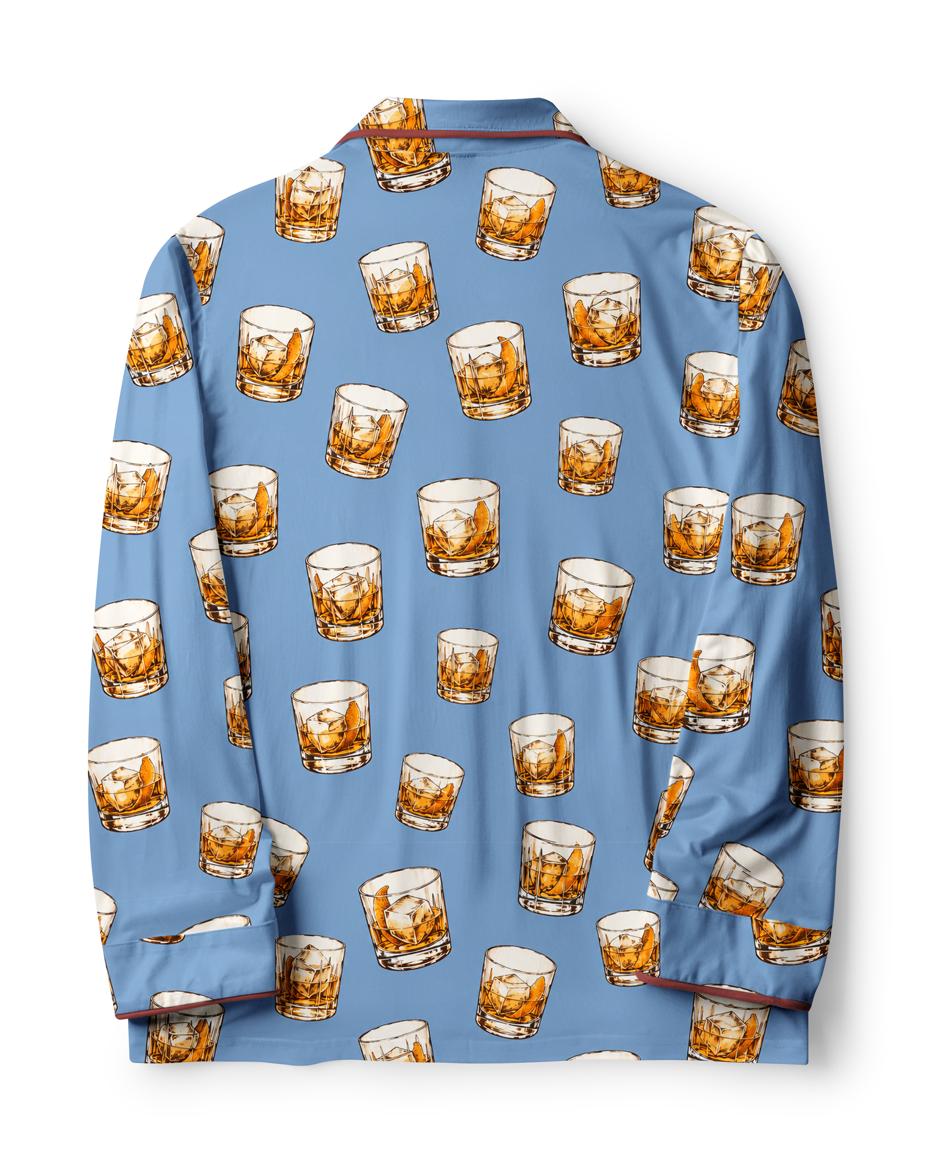 TheRetroTee Whiskey Rocks Vintage Pajama Set