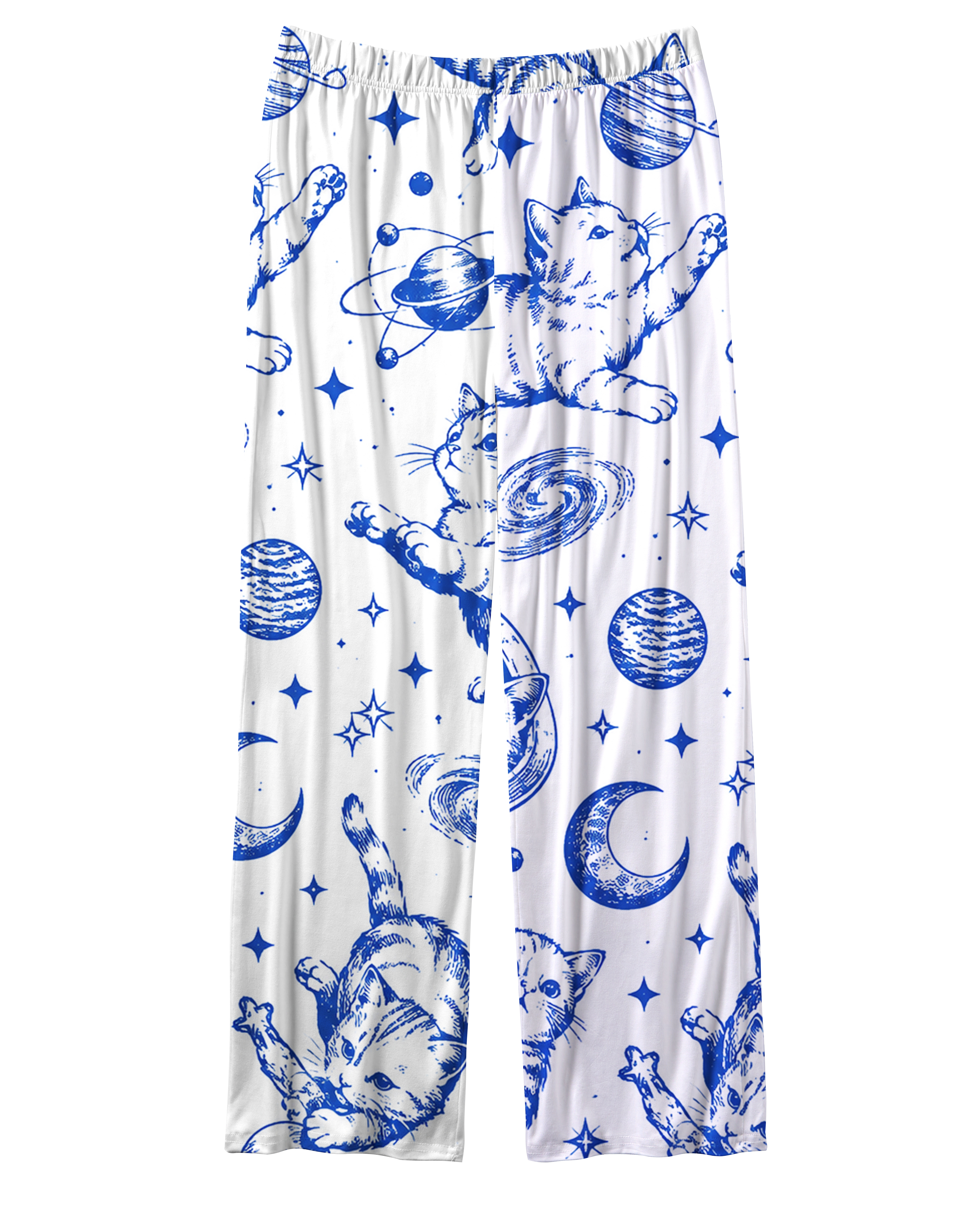 TheRetroTee space kitties Vintage set Pajama Se