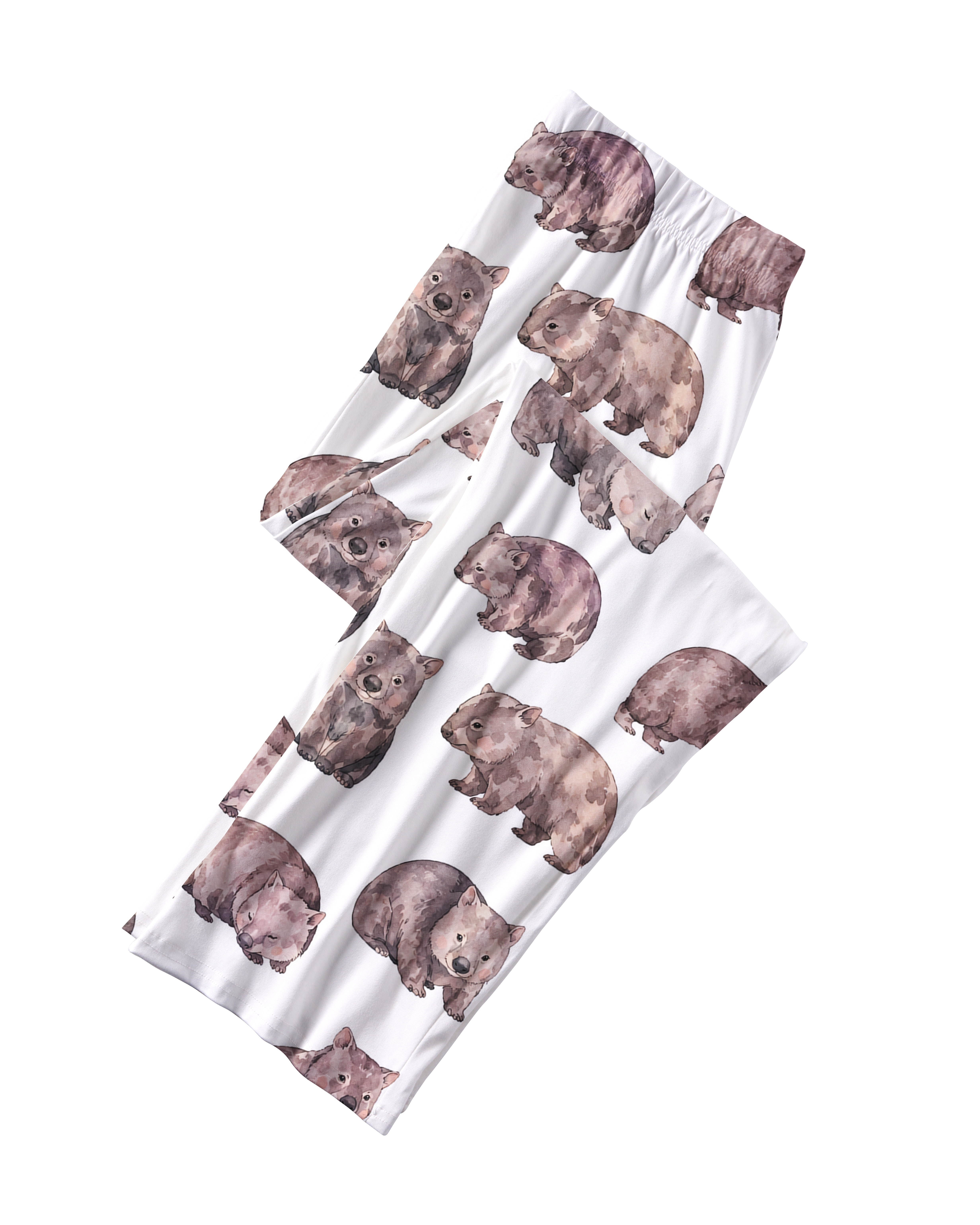 TheRetroTee Wombat Blush Vintage Pajama Set