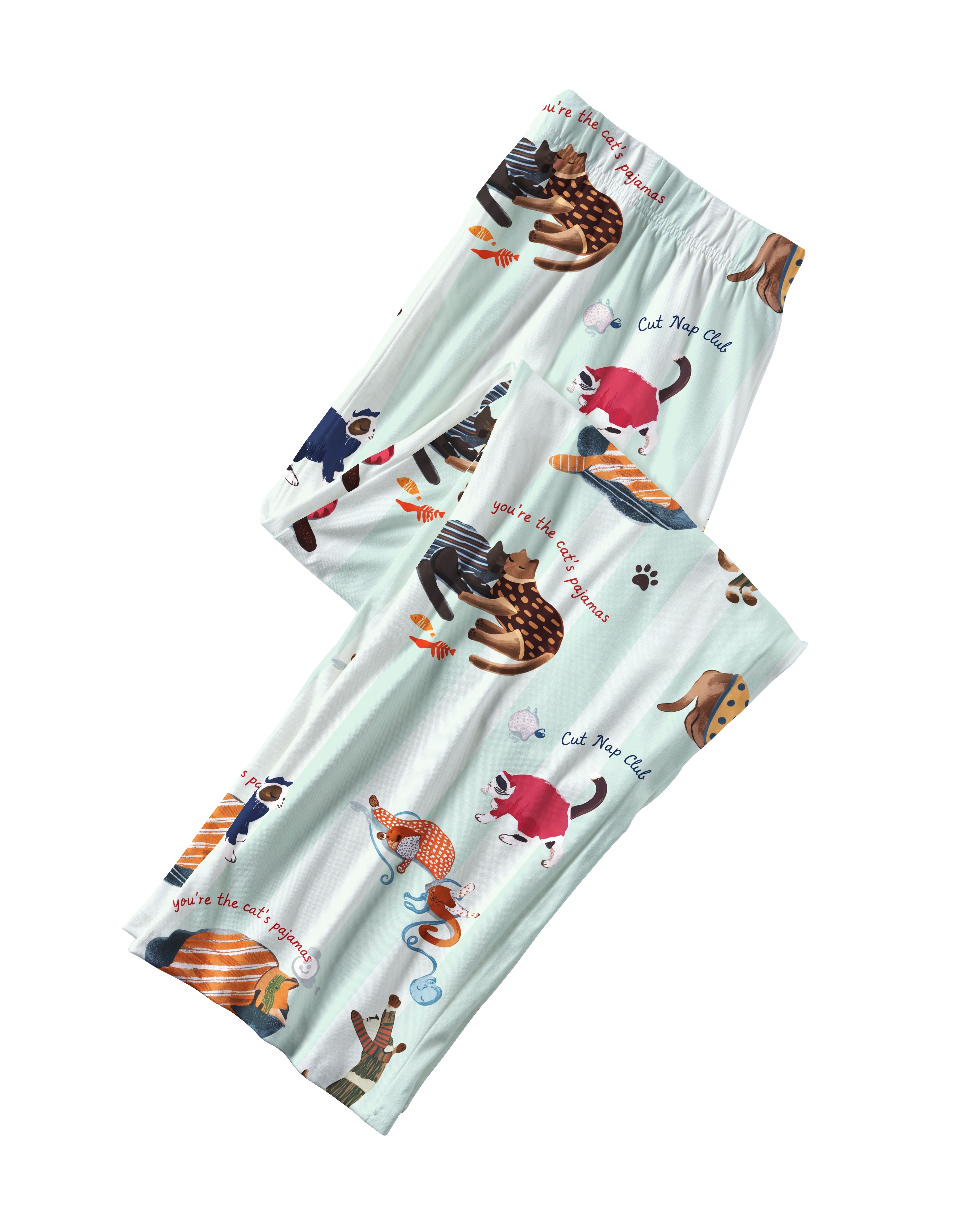 TheRetroTee cat lady Vintage Pajama Set