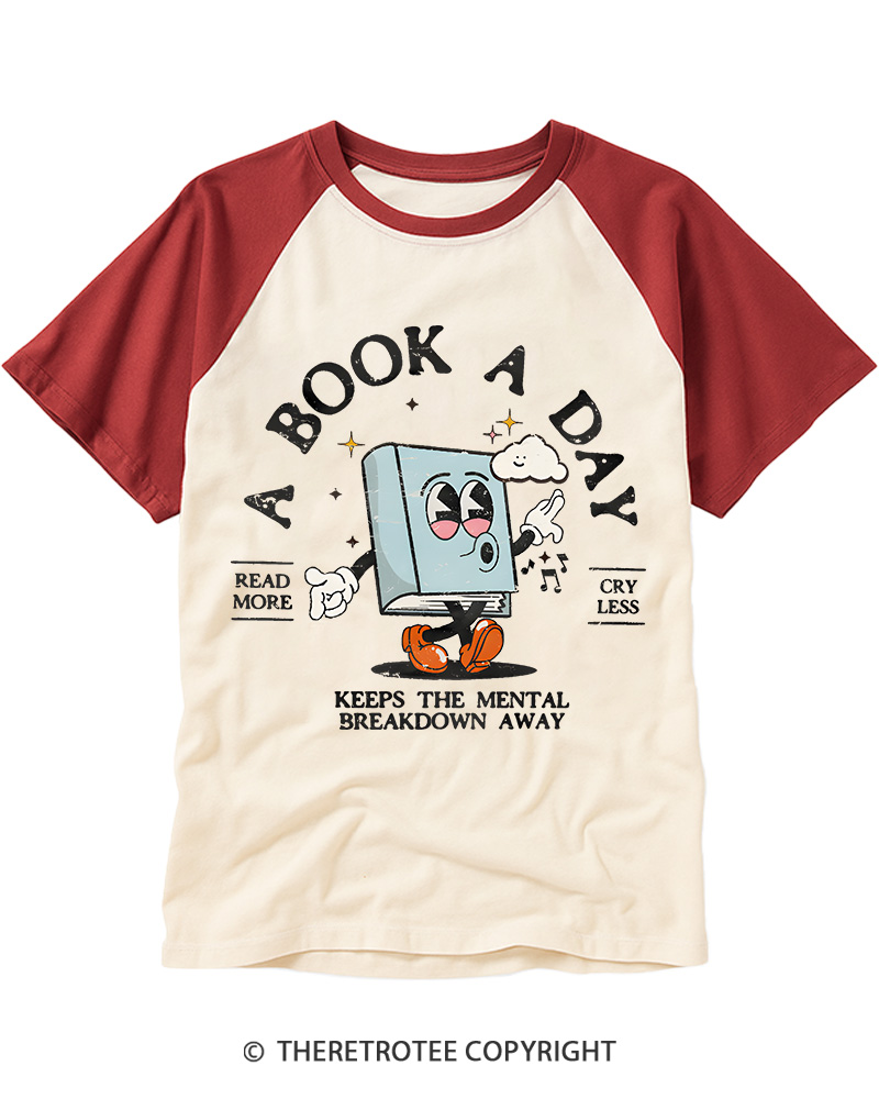 TheRetroTee A Book a Day Keeps The Mental Breakdown Away