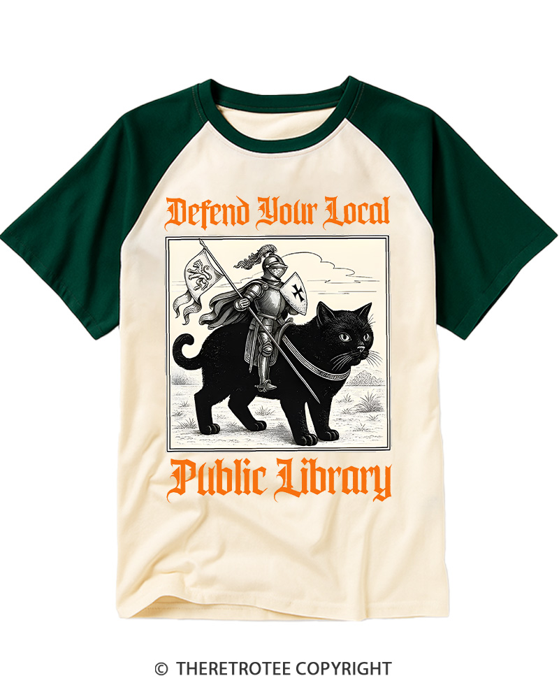 TheRetroTee Defend Your Local Library