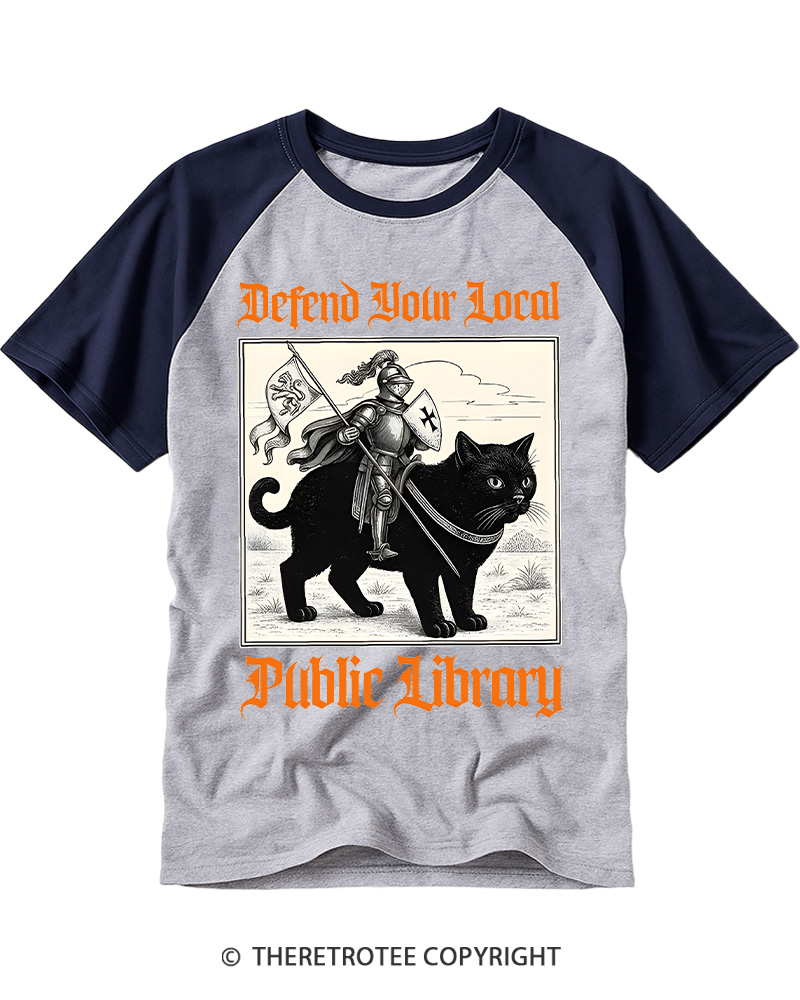 TheRetroTee Defend Your Local Library
