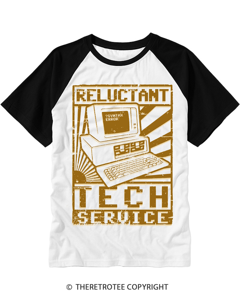 TheRetroTee Reluctant Tech Service