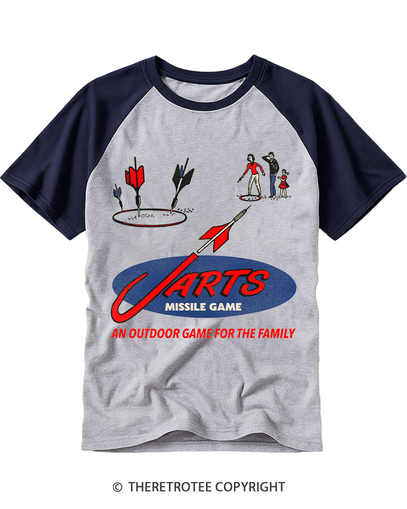 TheRetroTee Game for the Family 1970s Raglan Baseball T-Shirt