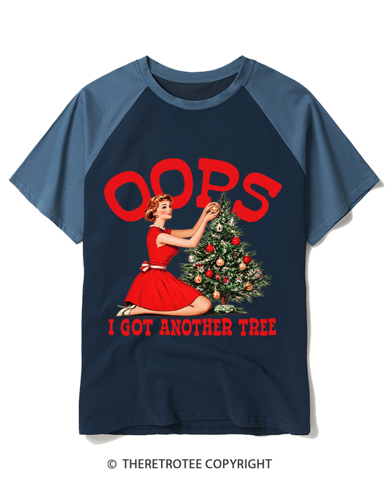 TheRetroTee I Got Another Tree 1950s Raglan Baseball T-Shirt
