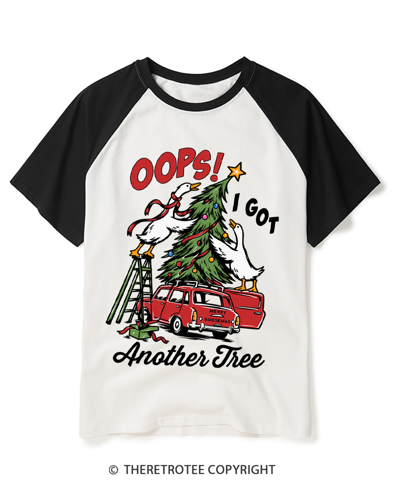 TheRetroTee I Got Another Tree 1980s Raglan Baseball T-Shirt
