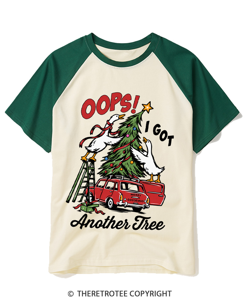 TheRetroTee I Got Another Tree 1980s Raglan Baseball T-Shirt