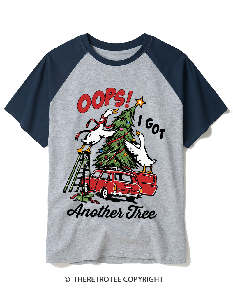 TheRetroTee I Got Another Tree 1980s Raglan Baseball T-Shirt