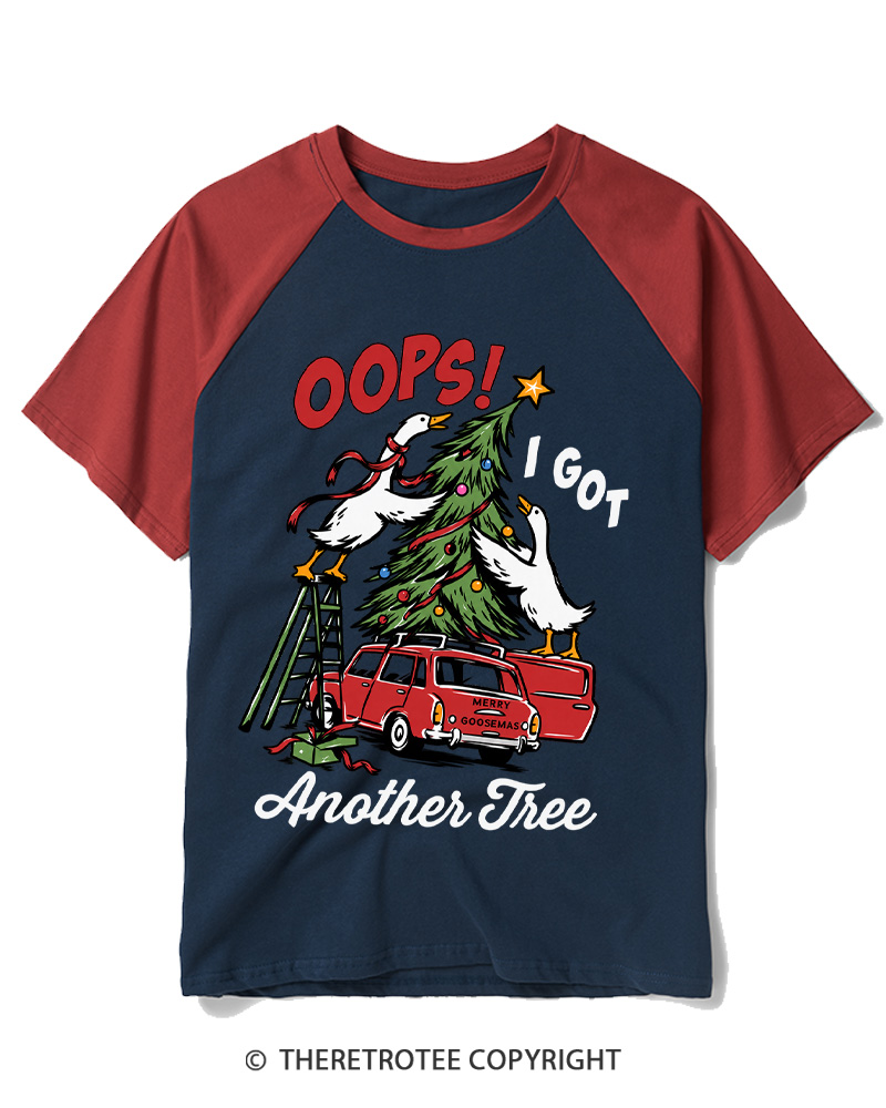 TheRetroTee I Got Another Tree 1980s Raglan Baseball T-Shirt