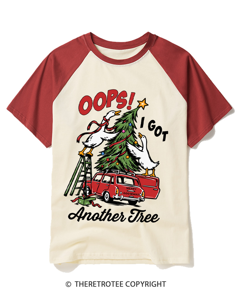 TheRetroTee I Got Another Tree 1980s Raglan Baseball T-Shirt