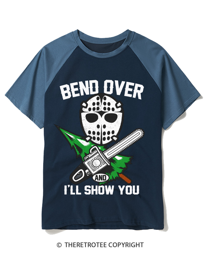 TheRetroTee I’ll Show You 1980s Raglan Baseball T-Shirt