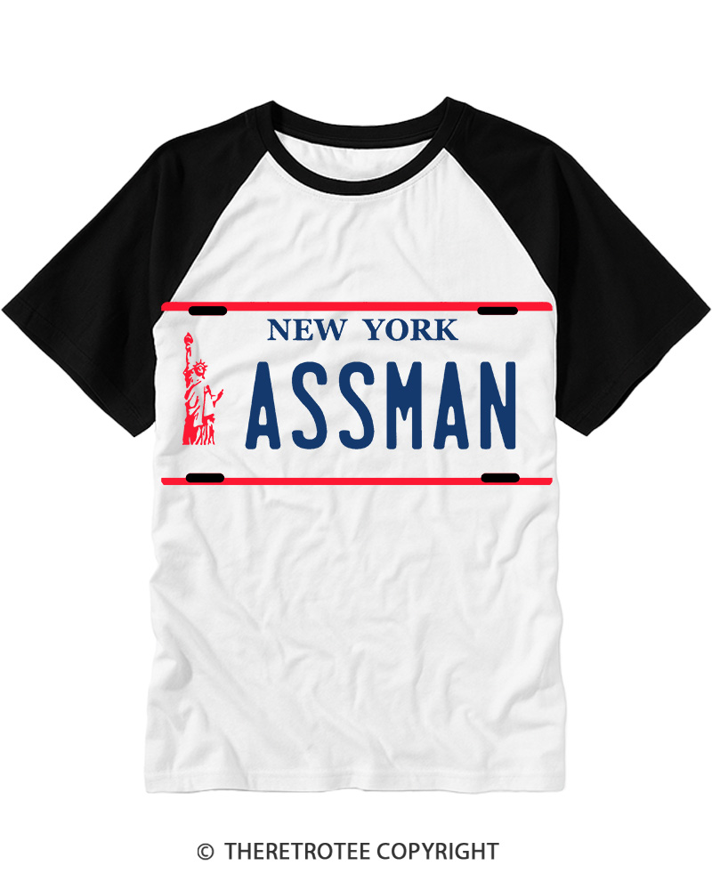 TheRetroTee Seinfeld 1980s Raglan Baseball T-Shirt