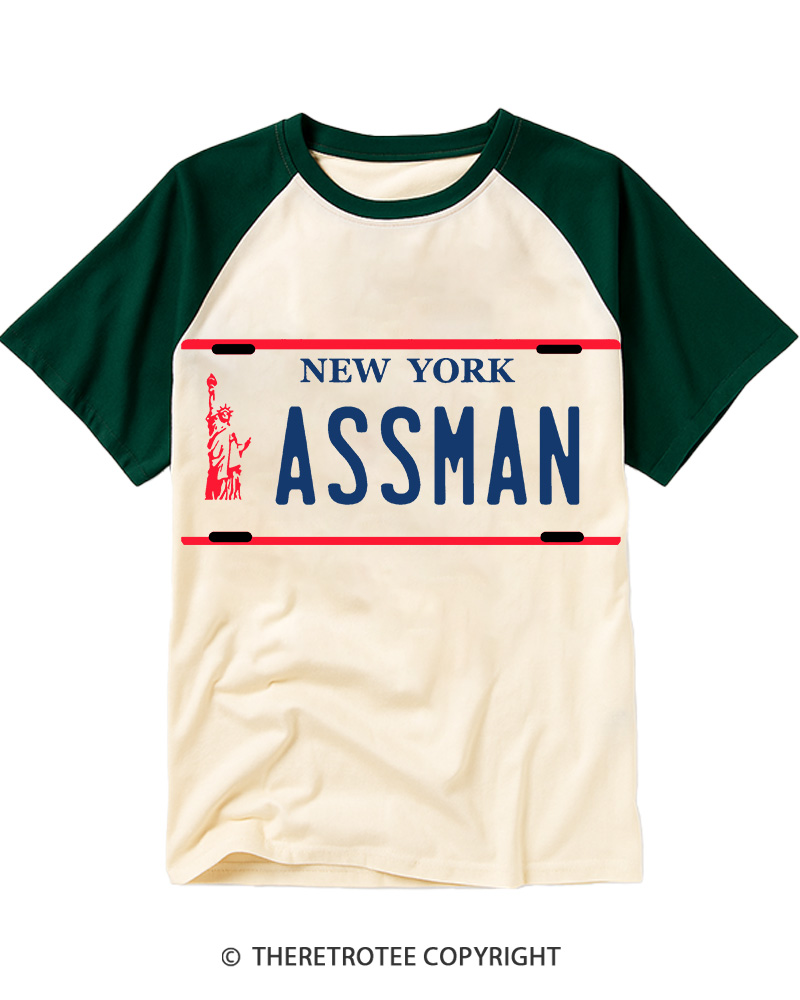 TheRetroTee Seinfeld 1980s Raglan Baseball T-Shirt