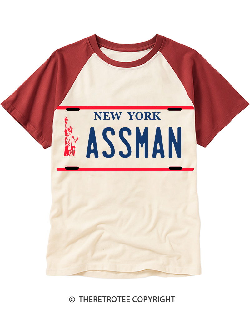 TheRetroTee Seinfeld 1980s Raglan Baseball T-Shirt