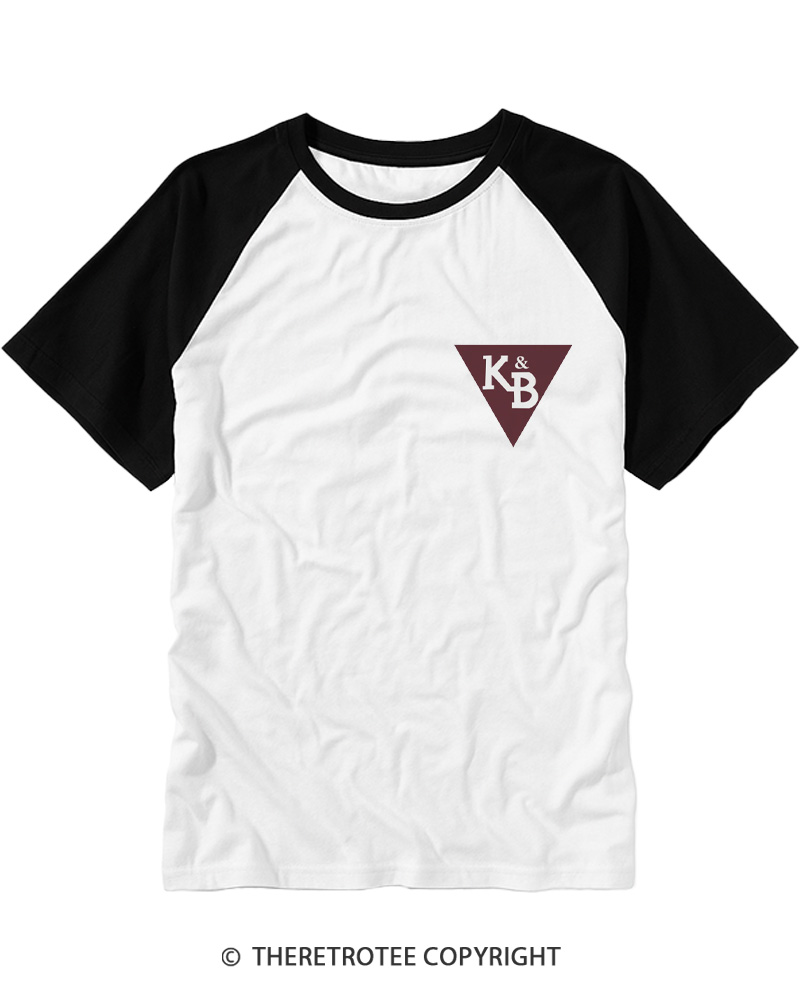 TheRetroTee Kroch's & Brentano's 1970s Raglan Baseball T-Shirt