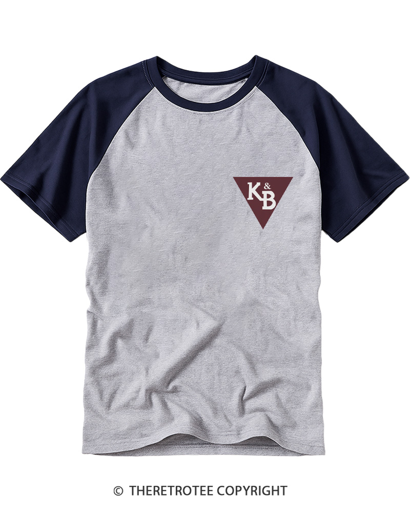 TheRetroTee Kroch's & Brentano's 1970s Raglan Baseball T-Shirt