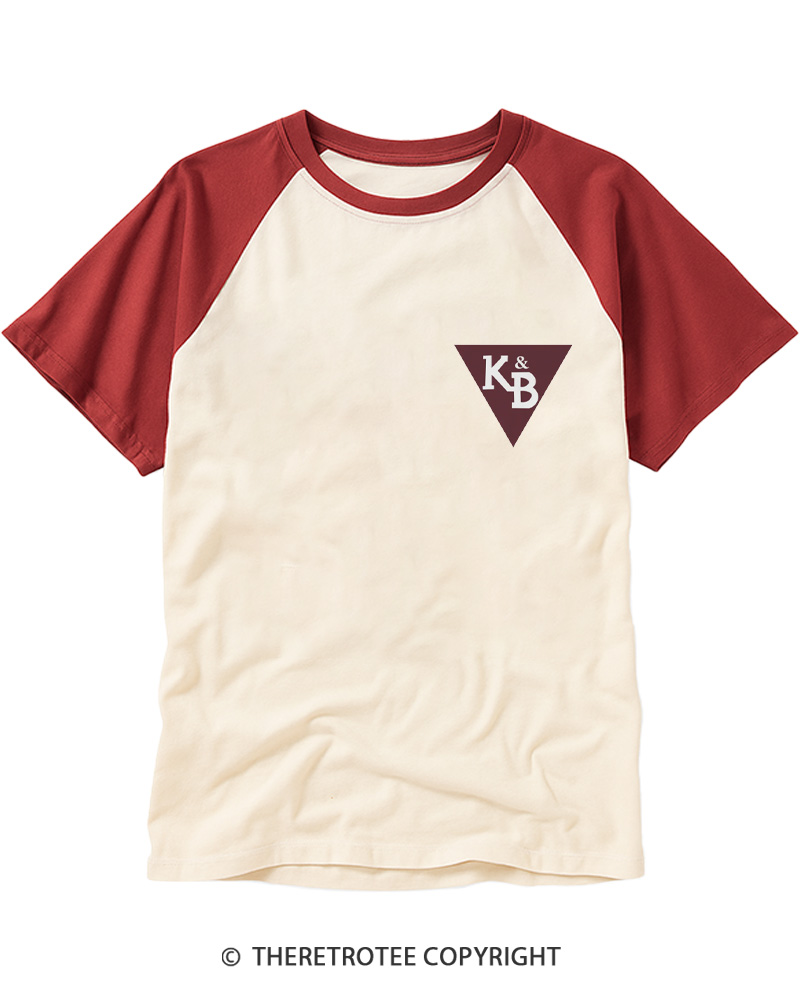 TheRetroTee Kroch's & Brentano's 1970s Raglan Baseball T-Shirt