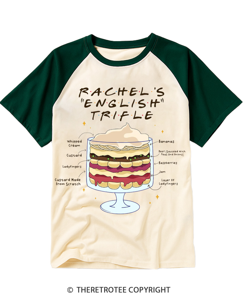 TheRetroTee Trifle 2000s Raglan Baseball T-Shirt