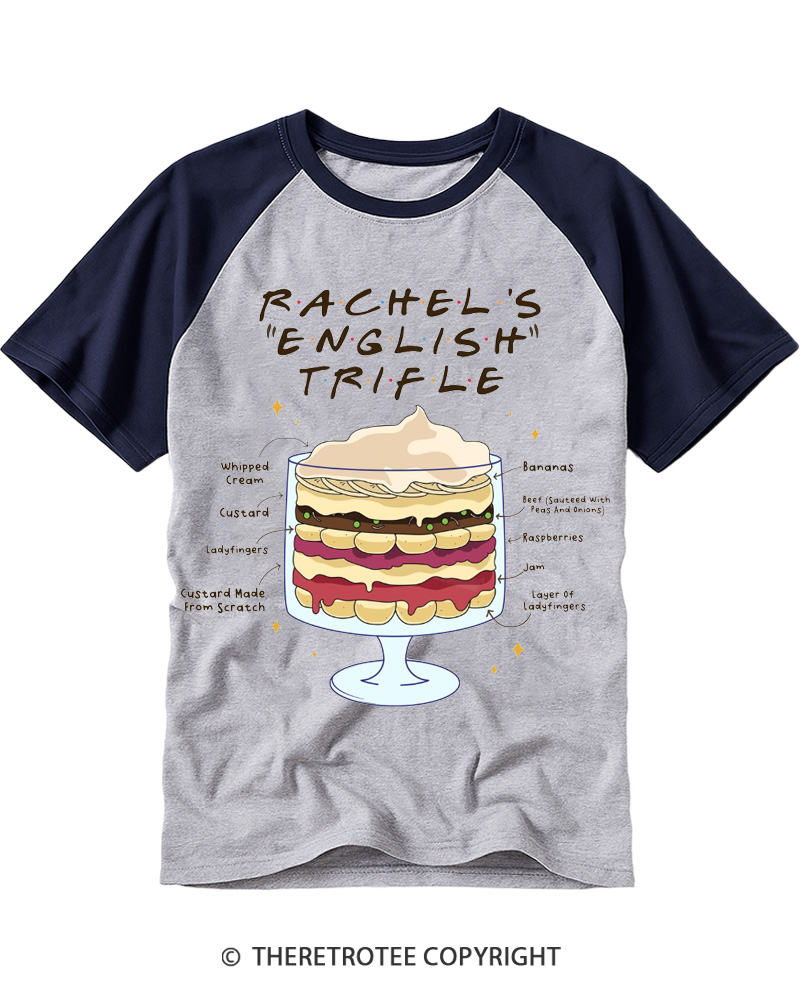 TheRetroTee Trifle 2000s Raglan Baseball T-Shirt
