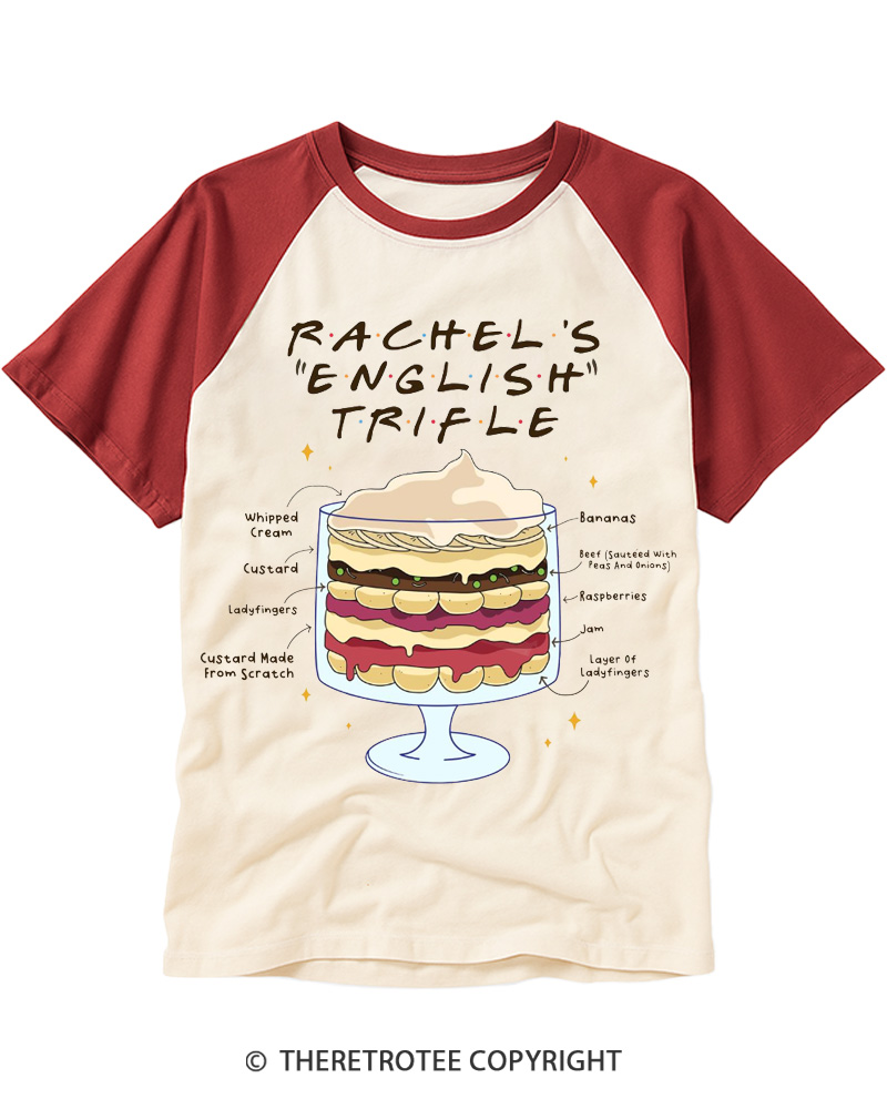 TheRetroTee Trifle 2000s Raglan Baseball T-Shirt