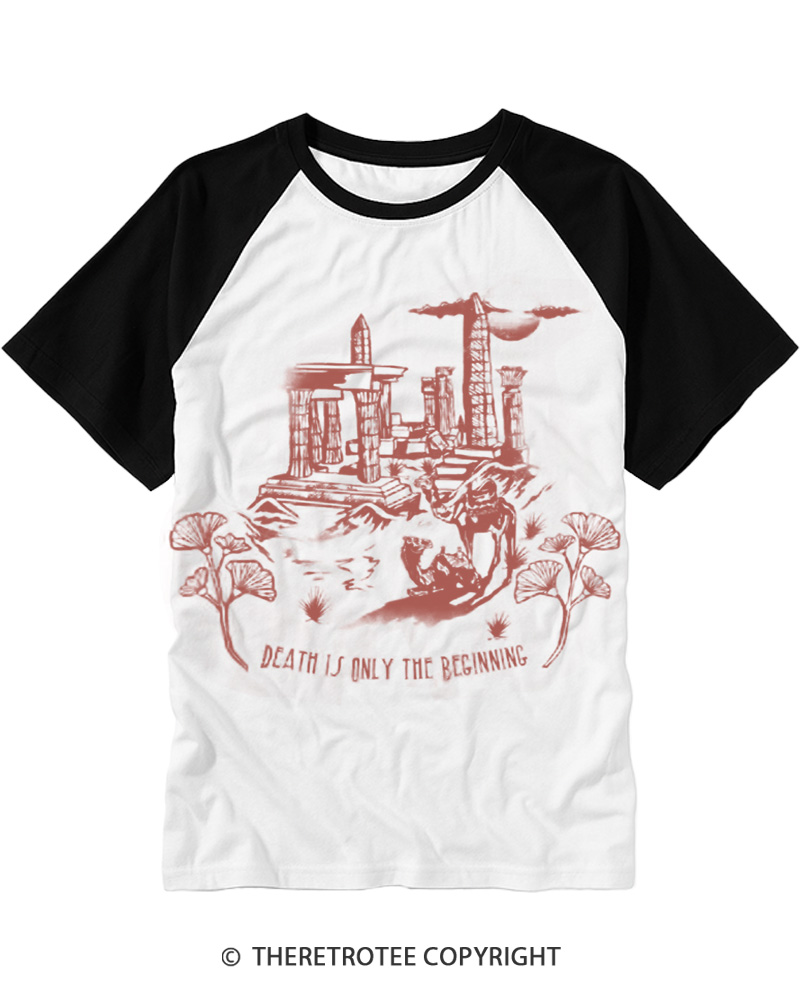TheRetroTee City of the Dead 1999 Raglan Baseball T-Shirt
