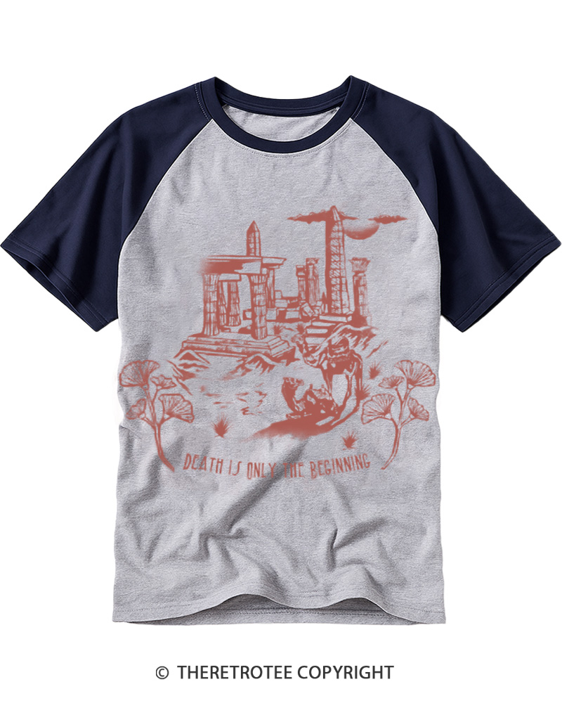 TheRetroTee City of the Dead 1999 Raglan Baseball T-Shirt