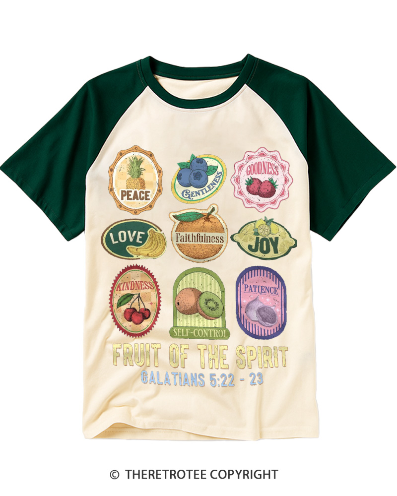 TheRetroTee Christian Bible Verse 1960s Raglan Baseball T-Shirt