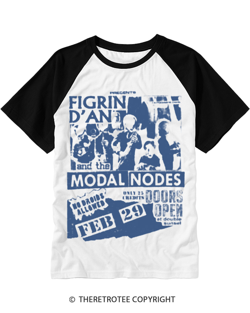 TheRetroTee Outer Rim Cantina 1980s Raglan Baseball T-Shirt