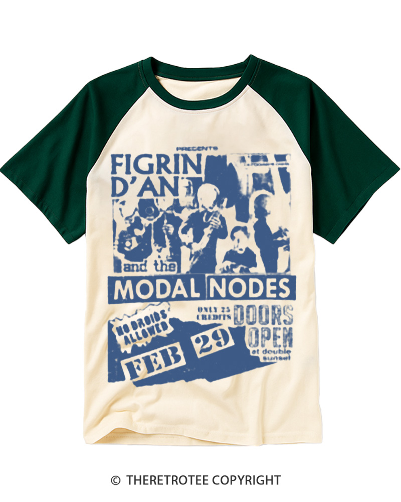 TheRetroTee Outer Rim Cantina 1980s Raglan Baseball T-Shirt