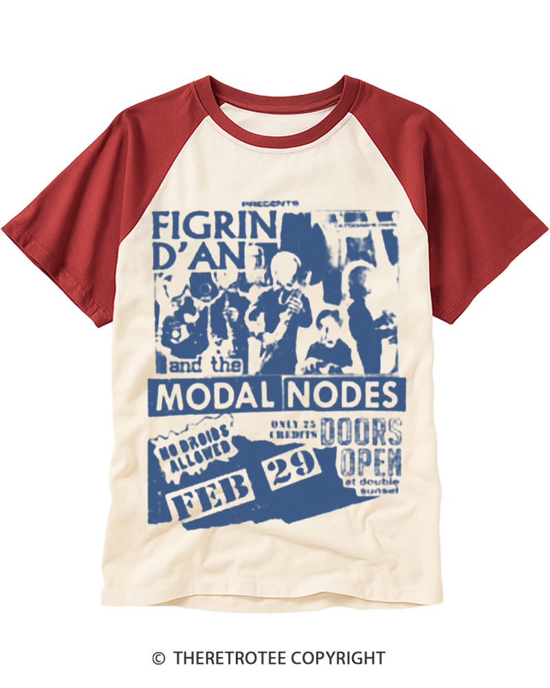 TheRetroTee Outer Rim Cantina 1980s Raglan Baseball T-Shirt