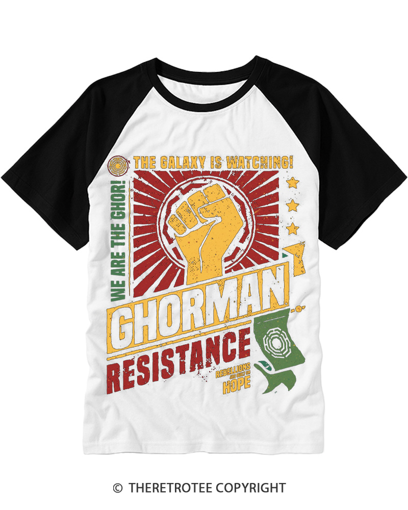 TheRetroTee Hope Builds Rebellion Raglan Baseball T-Shirt