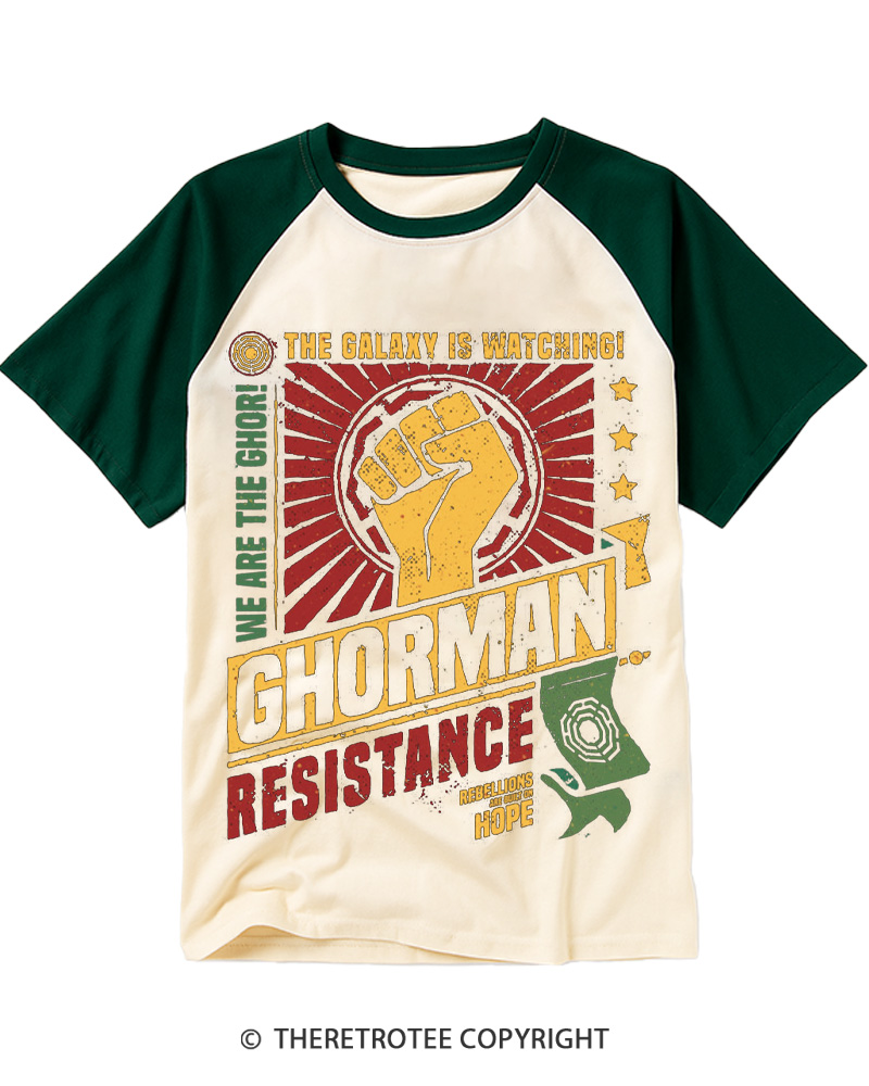 TheRetroTee Hope Builds Rebellion Raglan Baseball T-Shirt