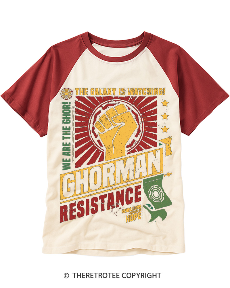 TheRetroTee Hope Builds Rebellion Raglan Baseball T-Shirt