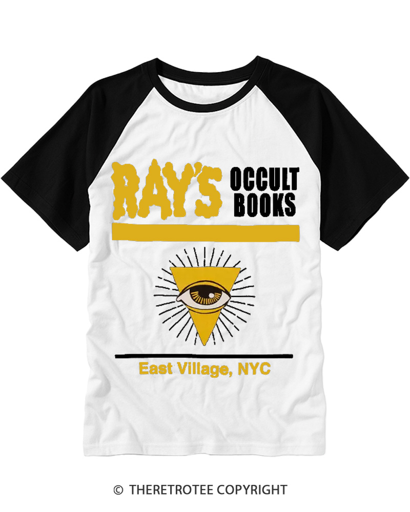 TheRetroTee East Village 1980s Raglan Baseball T-Shirt