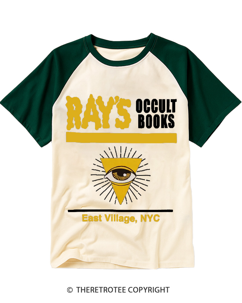 TheRetroTee East Village 1980s Raglan Baseball T-Shirt