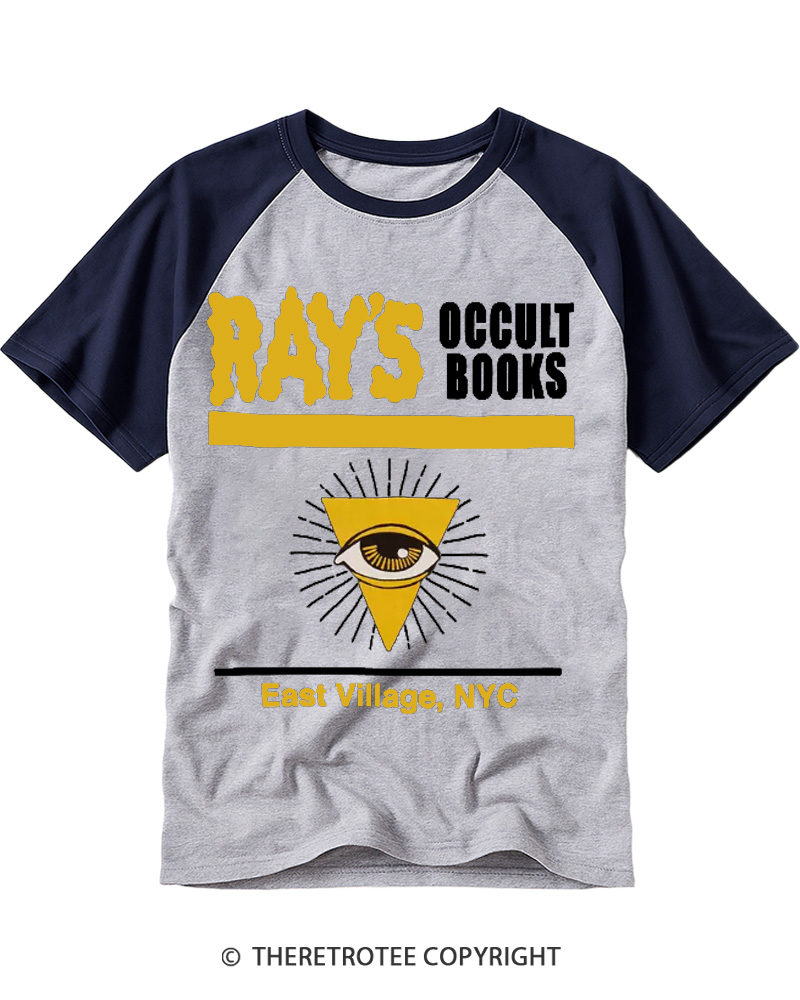 TheRetroTee East Village 1980s Raglan Baseball T-Shirt